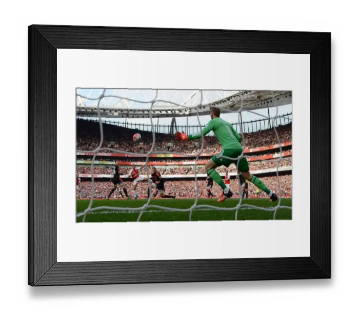 Framed Print : Alexis Sanchez's Stunning Double: Arsenal Triumphs Over Manchester United Framed Print : Alexis Sanchez's Stunning Double: Arsenal Triumphs Over Manchester United