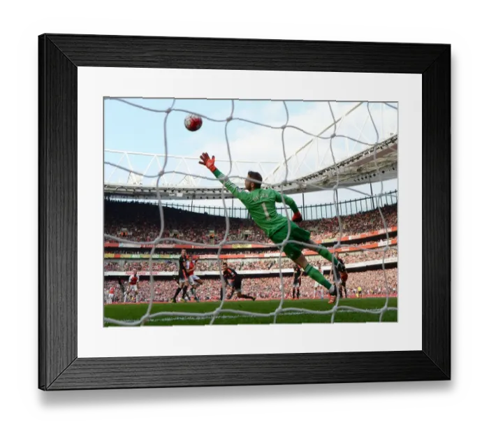Framed Print : Alexis Sanchez's Double Stunner: Arsenal Triumphs Over Manchester United