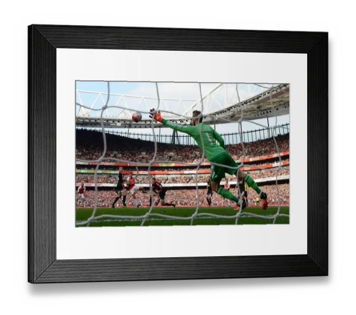 Framed Print : Alexis Sanchez Scores Thrilling Third Goal Against Manchester United in Arsenal's Victory
