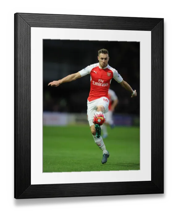 Framed Print : Ramsey in Action: Arsenal's Midfield Maestro Shines Against Watford, Premier League 2015 / 16 Framed Print : Ramsey in Action: Arsenal's Midfield Maestro Shines Against Watford, Premier League 2015 / 16