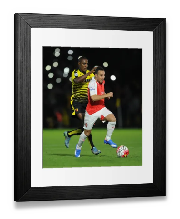 Framed Print : Clash of Stars: Cazorla vs. Ighalo - Premier League Battle at Vicarage Road Framed Print : Clash of Stars: Cazorla vs. Ighalo - Premier League Battle at Vicarage Road