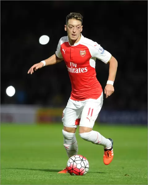 Mesut Ozil (Arsenal). Watford 0: 3 Arsenal. Barclays Premier League. Vicarage Road