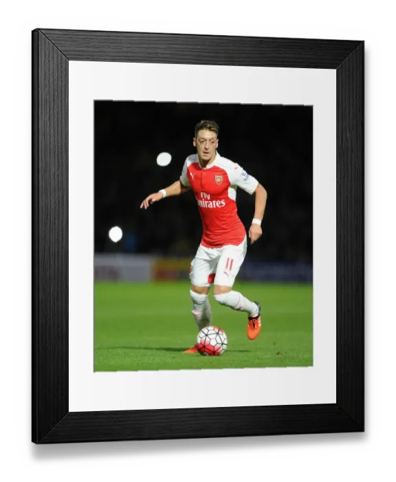 Framed Print : Mesut Ozil (Arsenal). Watford 0: 3 Arsenal. Barclays Premier League. Vicarage Road Framed Print : Mesut Ozil (Arsenal). Watford 0: 3 Arsenal. Barclays Premier League. Vicarage Road