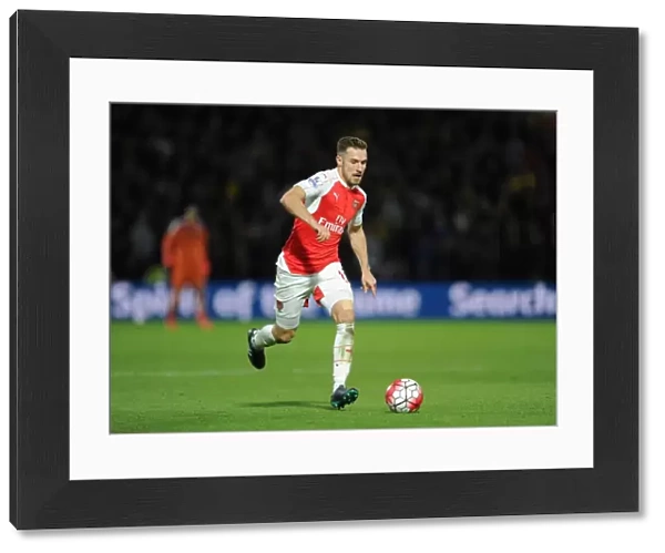 Aaron Ramsey (Arsenal). Watford 0: 3 Arsenal. Barclays Premier League. Vicarage Road