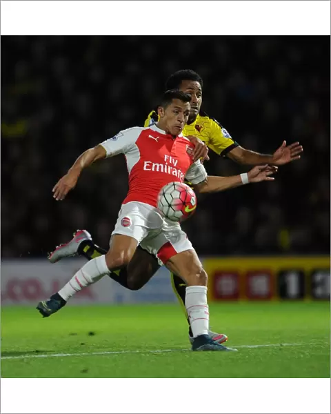 Alexis Sanchez (Arsenal) Ikechi Anya (Watford)