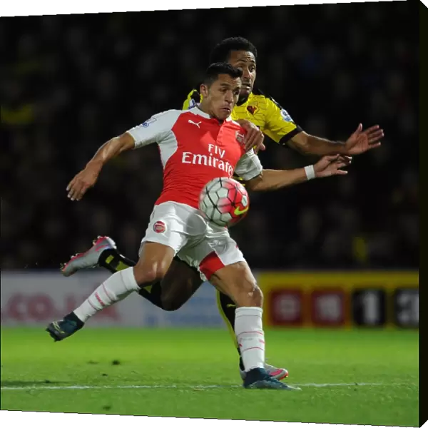 Alexis Sanchez (Arsenal) Ikechi Anya (Watford)