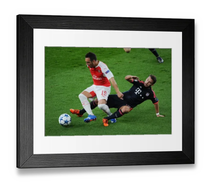 Framed Print : Clash of Titans: Cazorla vs. Bernat - Arsenal vs. Bayern Munich Framed Print : Clash of Titans: Cazorla vs. Bernat - Arsenal vs. Bayern Munich