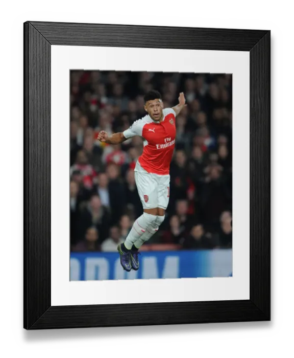 Framed Print : Arsenal's Oxlade-Chamberlain in Action against FC Bayern Munich - UEFA Champions League 2015 / 16 Framed Print : Arsenal's Oxlade-Chamberlain in Action against FC Bayern Munich - UEFA Champions League 2015 / 16