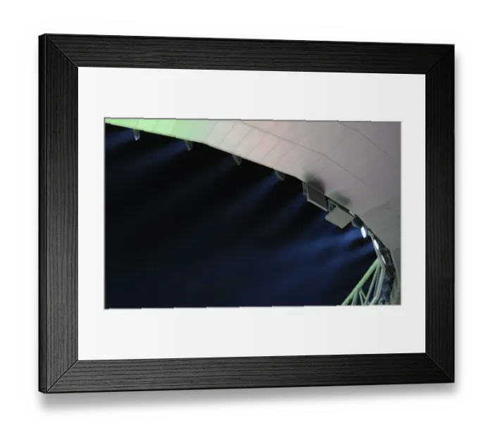 Framed Print : Battle under the Emirates Lights: Arsenal FC vs. FC Bayern Munchen, UEFA Champions League 2015 / 16