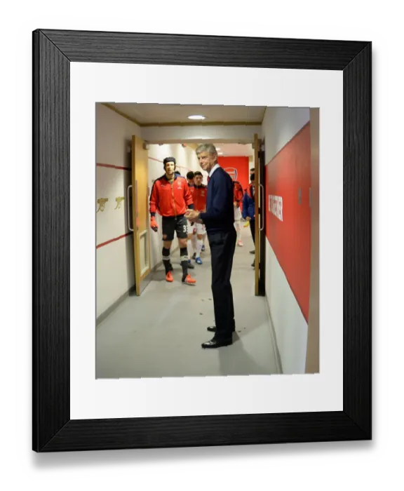 Framed Print : Arsene Wenger: Arsenal Manager at Emirates Stadium, Arsenal vs. Everton, Premier League 2015 / 16 Framed Print : Arsene Wenger: Arsenal Manager at Emirates Stadium, Arsenal vs. Everton, Premier League 2015 / 16