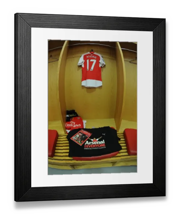 Framed Print : Arsenal United: Arsenal for Everyone - Arsenal vs. Everton (2015 / 16)