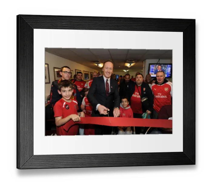 Framed Print : Lee Dixon Opens Arsenal's New Disabled Supporters Club at Emirates Stadium Before Arsenal vs. Everton Match, 2015 Framed Print : Lee Dixon Opens Arsenal's New Disabled Supporters Club at Emirates Stadium Before Arsenal vs. Everton Match, 2015