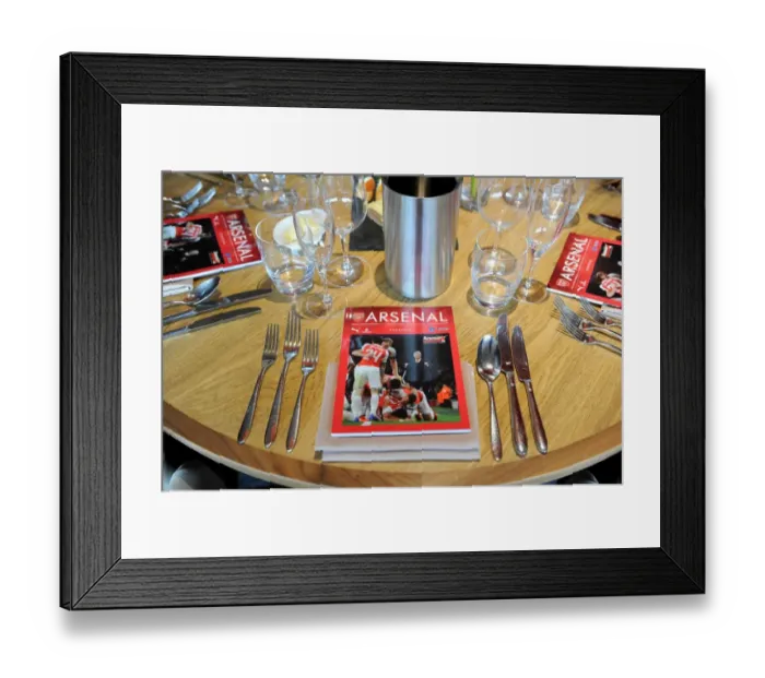 Framed Print : Arsenal vs. Everton: 2015 / 16 Premier League Match - Arsenal Programme