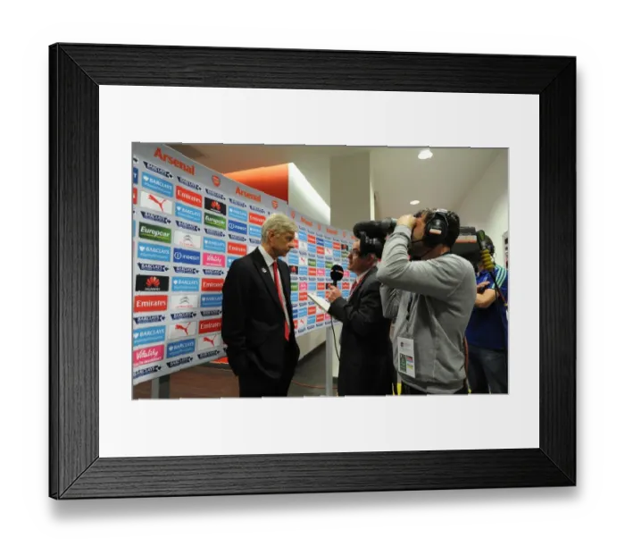 Framed Print : Arsene Wenger: Arsenal Manager Before Arsenal vs. Everton, Premier League 2015 / 16 Framed Print : Arsene Wenger: Arsenal Manager Before Arsenal vs. Everton, Premier League 2015 / 16