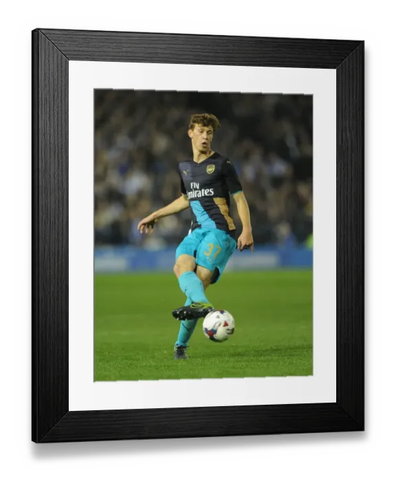 Framed Print : Arsenal's Krystian Bielik in Action against Sheffield Wednesday in Capital One Cup Framed Print : Arsenal's Krystian Bielik in Action against Sheffield Wednesday in Capital One Cup