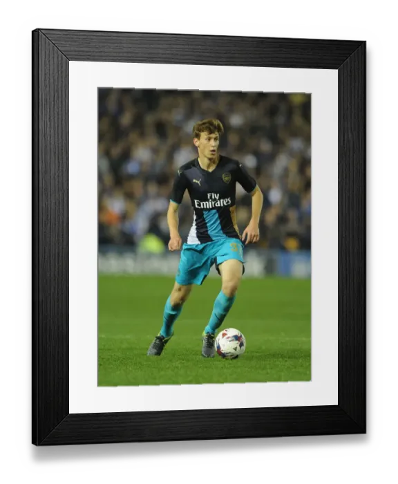 Framed Print : Arsenal's Krystian Bielik in Action against Sheffield Wednesday in Capital One Cup Framed Print : Arsenal's Krystian Bielik in Action against Sheffield Wednesday in Capital One Cup