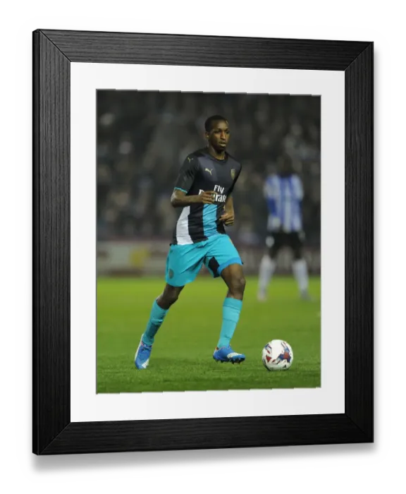 Framed Print : Arsenal's Glen Kamara in Action against Sheffield Wednesday - Capital One Cup 2015-16 Framed Print : Arsenal's Glen Kamara in Action against Sheffield Wednesday - Capital One Cup 2015-16