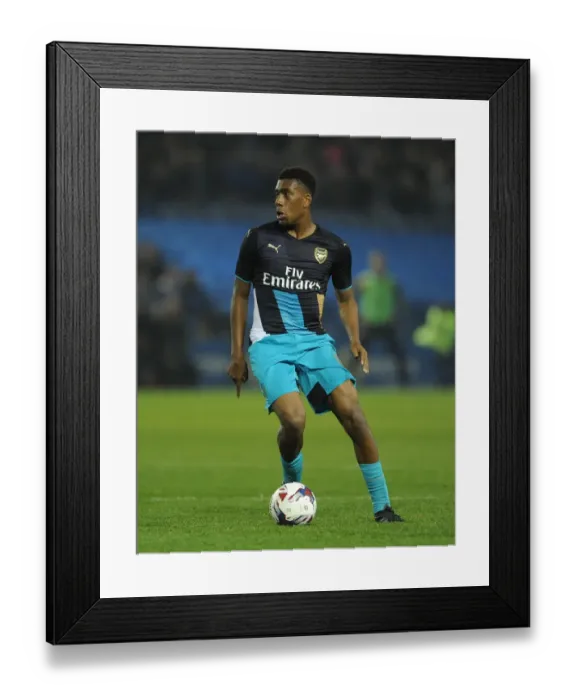 Framed Print : Alex Iwobi in Action: Arsenal's Win Against Sheffield Wednesday in the Capital One Cup 2015-16