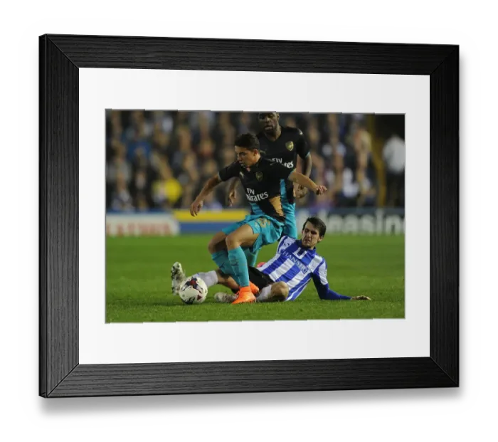 Framed Print : Arsenal vs Sheffield Wednesday: A Tense Capital One Cup Showdown Framed Print : Arsenal vs Sheffield Wednesday: A Tense Capital One Cup Showdown