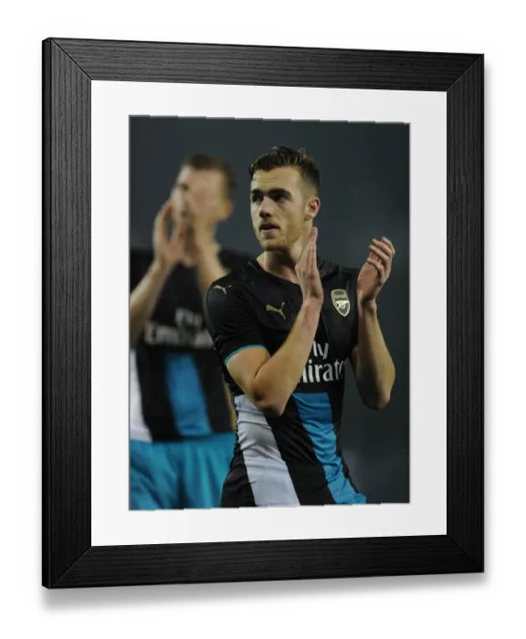 Framed Print : Calum Chambers Celebrates Arsenal's Victory Over Sheffield Wednesday with a Heartfelt Applause to Fans Framed Print : Calum Chambers Celebrates Arsenal's Victory Over Sheffield Wednesday with a Heartfelt Applause to Fans