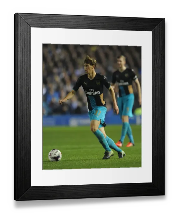 Framed Print : Arsenal's Krystian Bielik in Action against Sheffield Wednesday in Capital One Cup Framed Print : Arsenal's Krystian Bielik in Action against Sheffield Wednesday in Capital One Cup