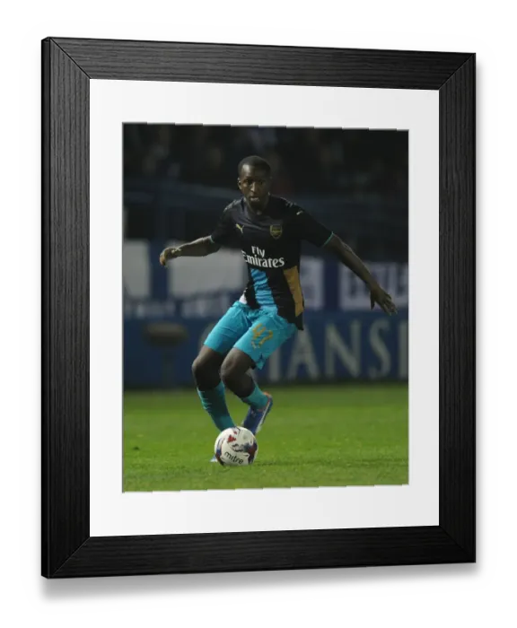 Framed Print : Glen Kamara in Action: Arsenal vs. Sheffield Wednesday, Capital One Cup 2015-16