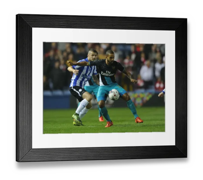Framed Print : Walcott vs. Pudil: A Battle for Capital One Cup Supremacy Framed Print : Walcott vs. Pudil: A Battle for Capital One Cup Supremacy
