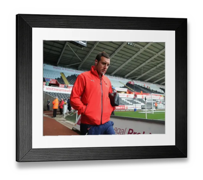 Framed Print : Santi Cazorla's Arrival at Swansea City: Arsenal's Star Player Prepares for Premier League Clash (2015-16) Framed Print : Santi Cazorla's Arrival at Swansea City: Arsenal's Star Player Prepares for Premier League Clash (2015-16)