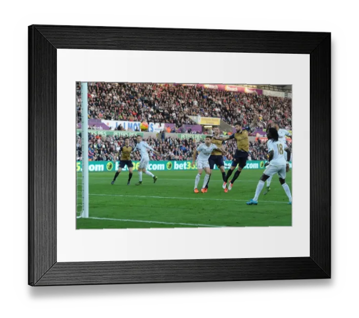 Framed Print : Giroud's Header: Arsenal's Win Against Swansea City (2015-16) Framed Print : Giroud's Header: Arsenal's Win Against Swansea City (2015-16)