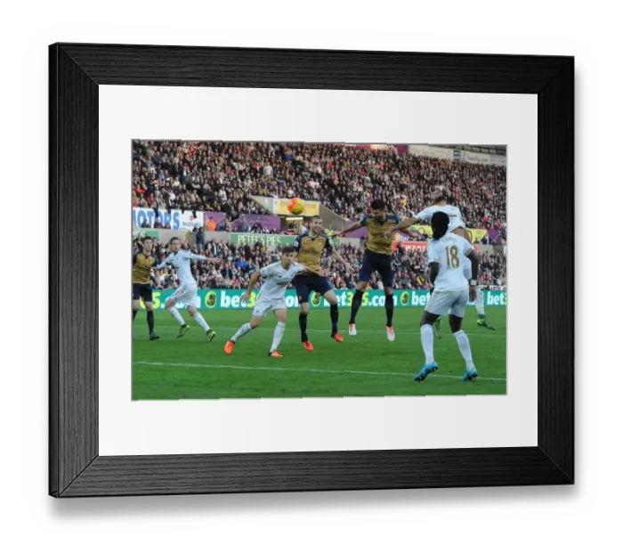 Framed Print : Giroud Scores the Opener: Swansea City vs. Arsenal, 2015-16 Premier League Framed Print : Giroud Scores the Opener: Swansea City vs. Arsenal, 2015-16 Premier League