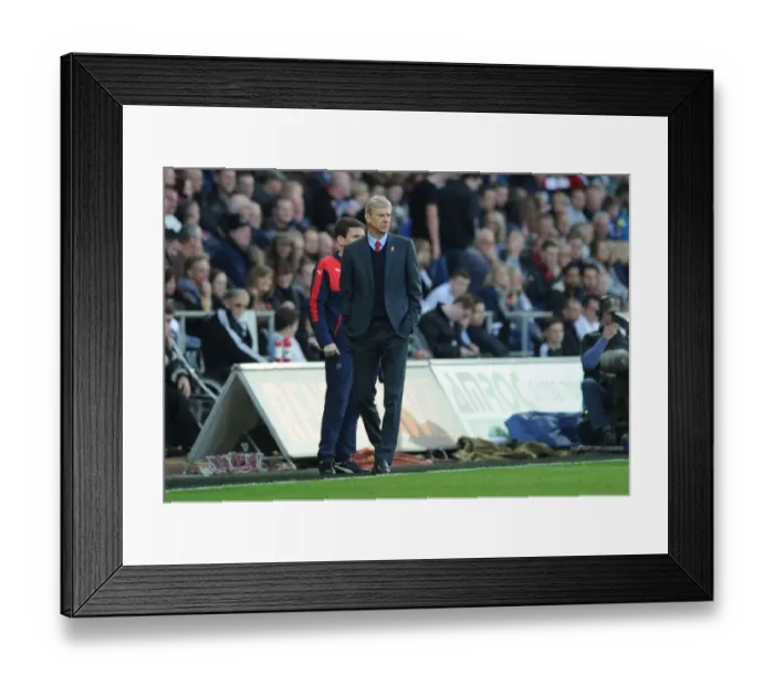 Framed Print : Arsene Wenger at Swansea City vs Arsenal, Premier League 2015-16 Framed Print : Arsene Wenger at Swansea City vs Arsenal, Premier League 2015-16