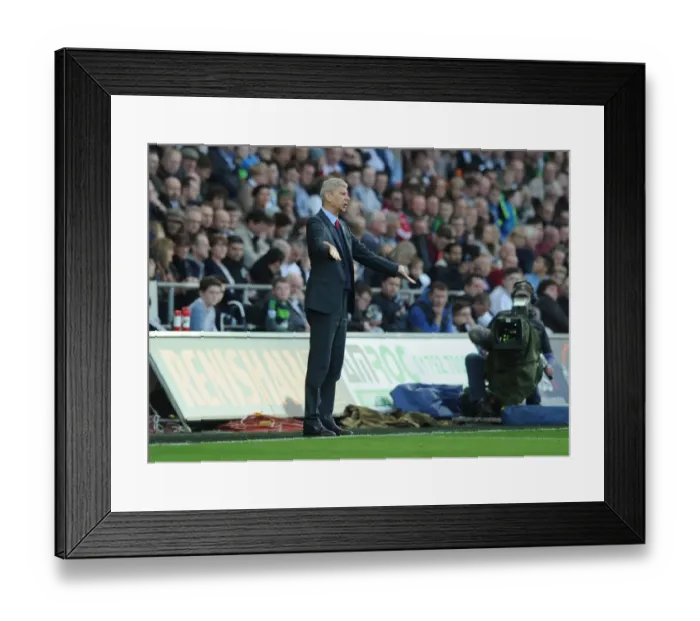 Framed Print : Arsene Wenger at Swansea City vs Arsenal, Premier League 2015-16