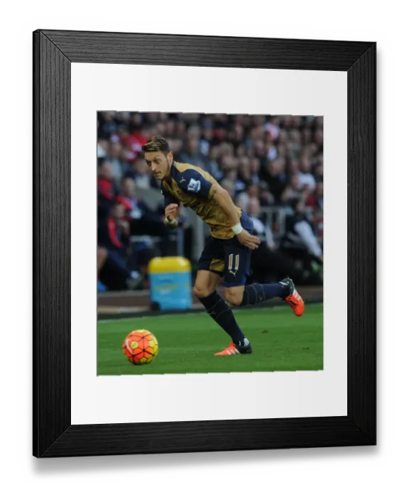Framed Print : Mesut Ozil: In Action Against Swansea City, 2015-16 Premier League
