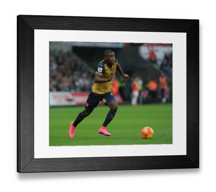 Framed Print : Joel Campbell in Action: Arsenal vs Swansea City (2015-16) Framed Print : Joel Campbell in Action: Arsenal vs Swansea City (2015-16)