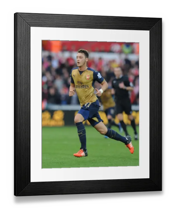 Framed Print : Mesut Ozil in Action: Swansea City vs. Arsenal, Premier League 2015-16 Framed Print : Mesut Ozil in Action: Swansea City vs. Arsenal, Premier League 2015-16