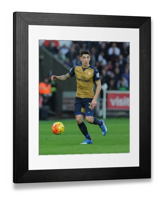 Framed Print : Hector Bellerin in Action: Arsenal vs Swansea City, Premier League 2015-16 Framed Print : Hector Bellerin in Action: Arsenal vs Swansea City, Premier League 2015-16