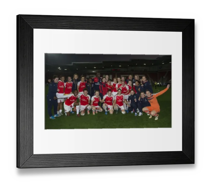 Framed Print : Arsenal Ladies vs. Notts County Ladies: FA WSL Continental Cup Final (Nov 1, 2015)