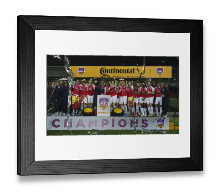 Framed Print : Arsenal Ladies v Notts County Ladies FA WSL Continental Cup Final 1 / 11 / 2015