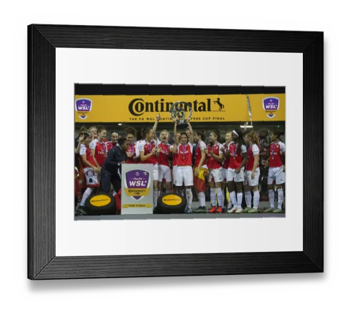 Framed Print : Arsenal Ladies vs Notts County Ladies: FA WSL Continental Cup Final (November 1, 2015)