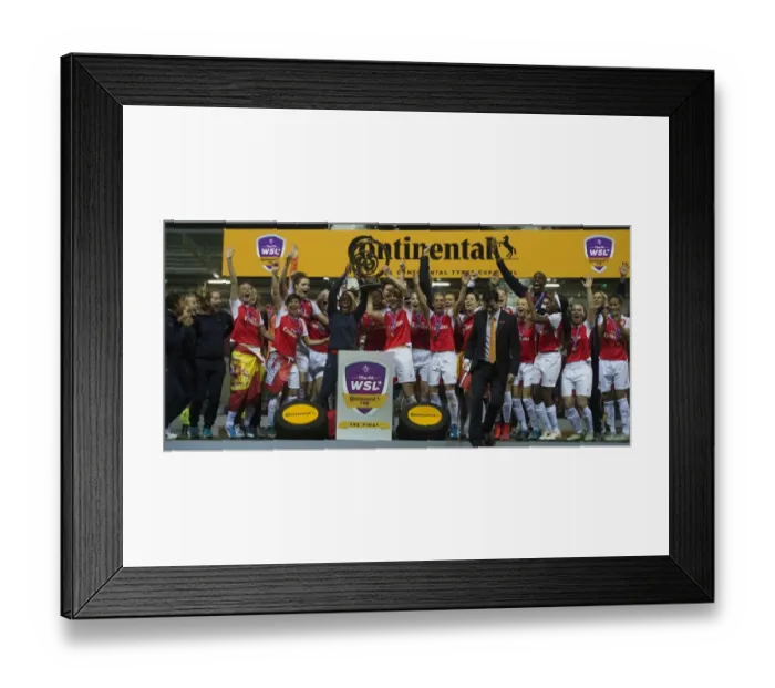 Framed Print : Arsenal Ladies vs Notts County Ladies: FA WSL Continental Cup Final (November 1, 2015)