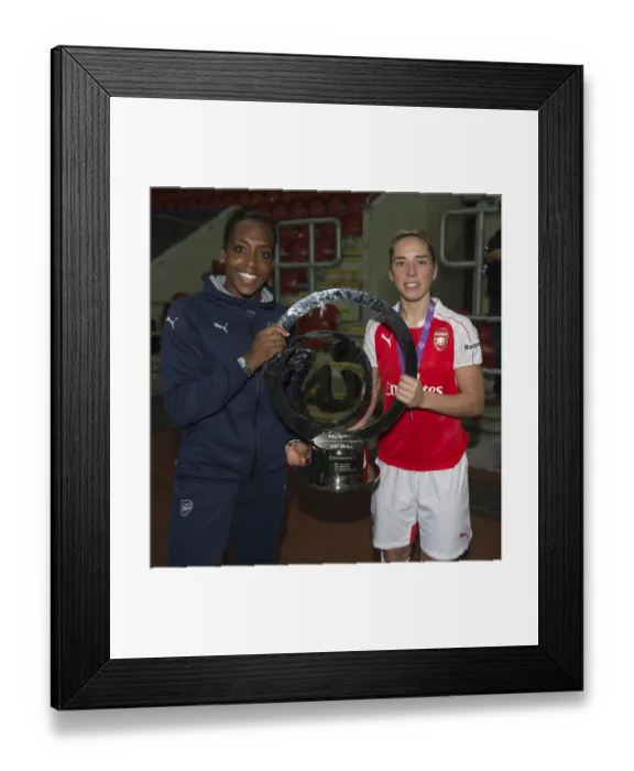 Framed Print : Arsenal Ladies v Notts County Ladies FA WSL Continental Cup Final 1 / 11 / 2015