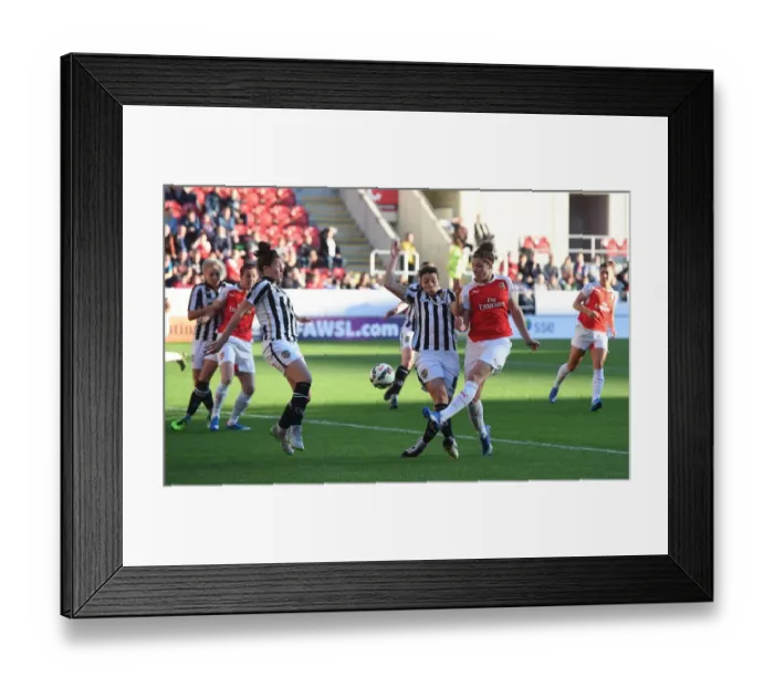 Framed Print : FA WSL Continental Cup Final 2015: Arsenal Ladies vs Notts County Ladies Framed Print : FA WSL Continental Cup Final 2015: Arsenal Ladies vs Notts County Ladies
