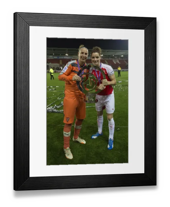Framed Print : Arsenal Ladies vs. Notts County Ladies: FA WSL Continental Cup Final (November 1, 2015)