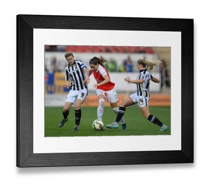 Framed Print : FA WSL Continental Cup Final: Arsenal Ladies vs Notts County Ladies (1st November 2015)