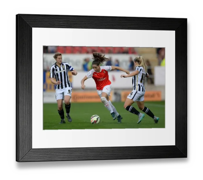 Framed Print : Arsenal Ladies v Notts County Ladies FA WSL Continental Cup Final 1 / 11 / 2015