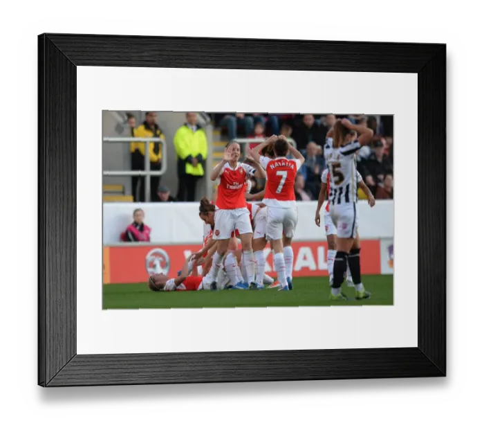 Framed Print : FA WSL Continental Cup Final: Arsenal Ladies vs Notts County Ladies (1st November 2015)