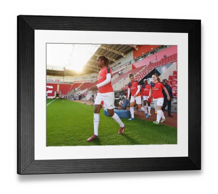 Framed Print : Arsenal Ladies v Notts County Ladies FA WSL Continental Cup Final 1 / 11 / 2015