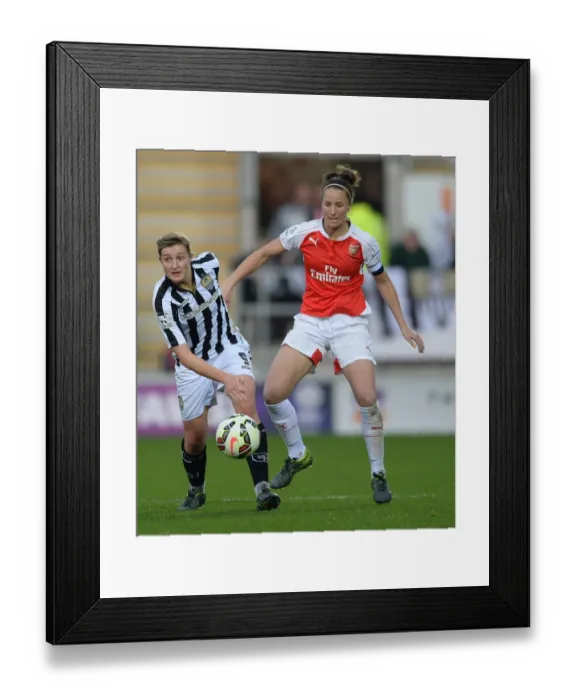 Framed Print : Arsenal Ladies vs Notts County Ladies: FA WSL Continental Cup Final (November 1, 2015)