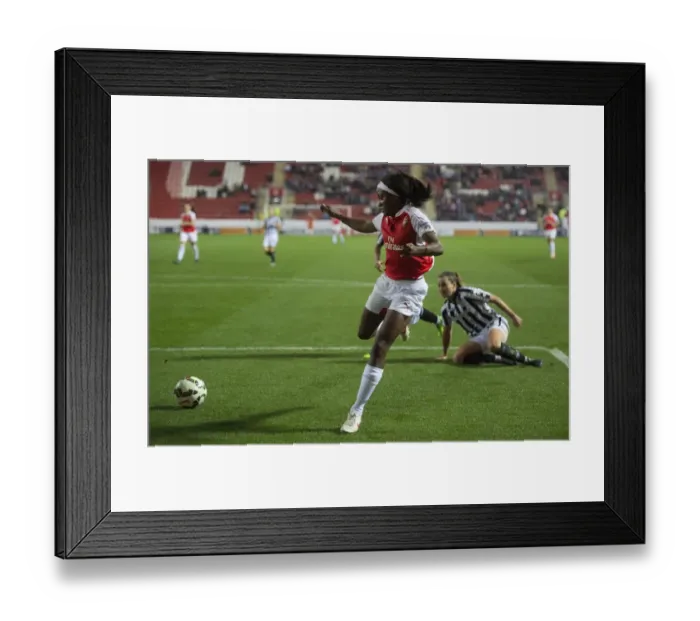 Framed Print : Arsenal Ladies Clinch FA WSL Continental Cup: Chioma Ubogagu's Decisive Hat-Trick (1 / 11 / 2015)
