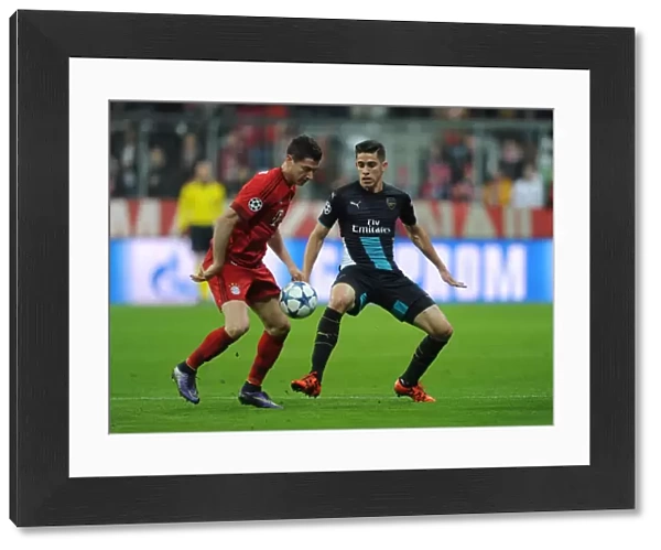 Gabriel vs. Lewandowski: A Battle in the UEFA Champions League - Arsenal vs. Bayern Munich (November 2015)